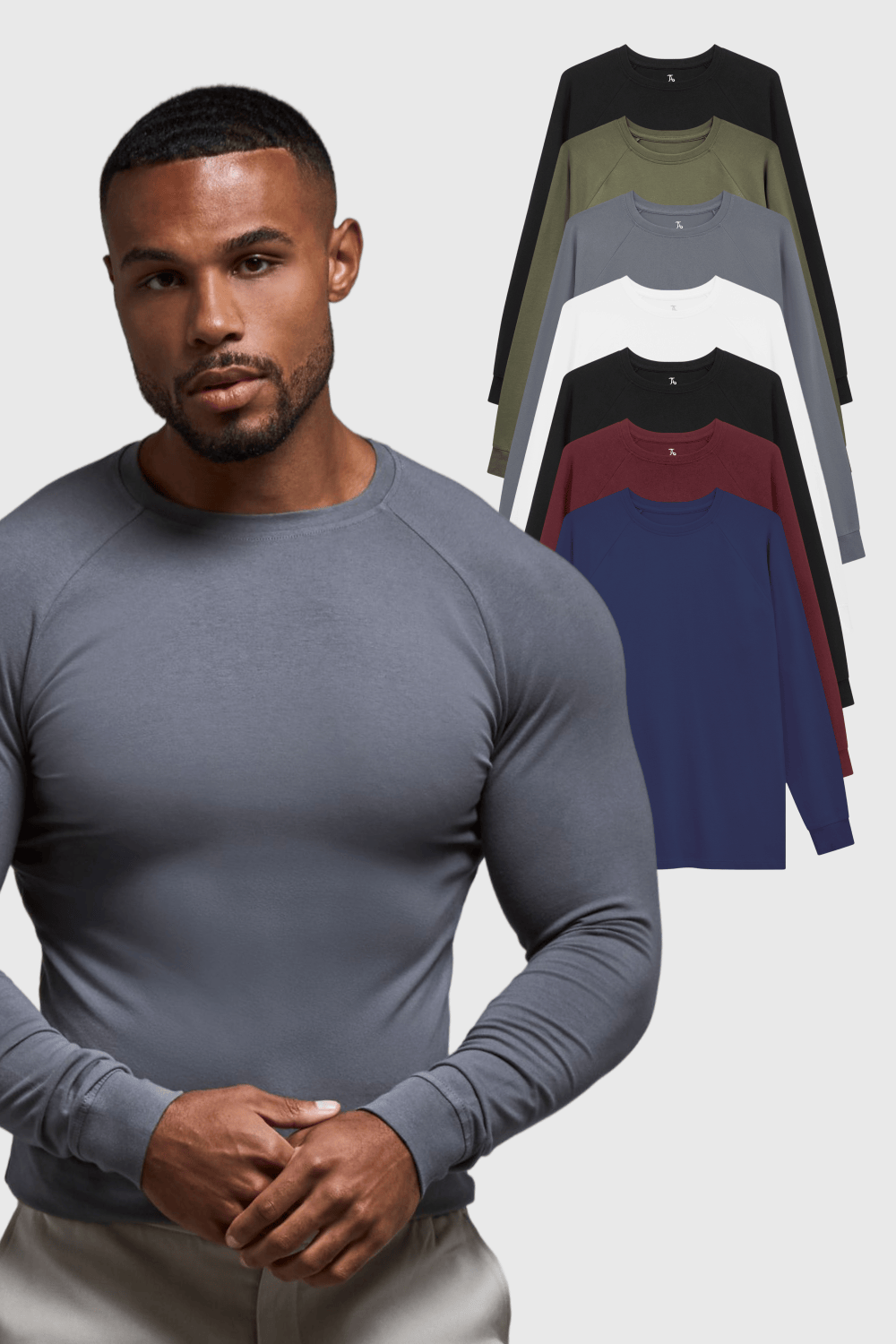 Muscle Fit Long Sleeve Everywear 7-Pack