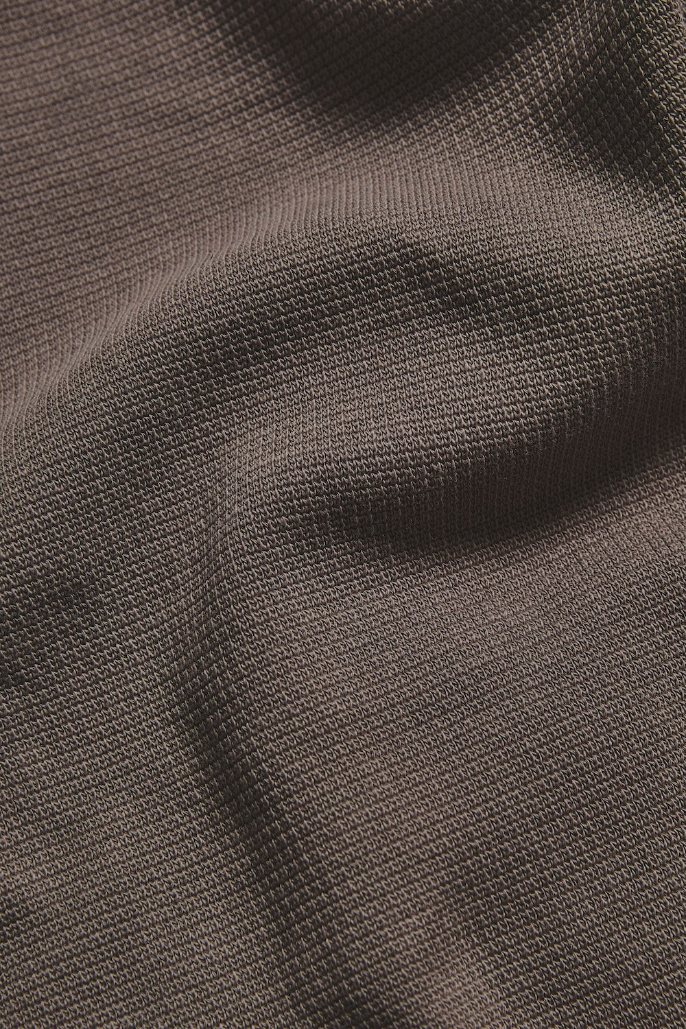 Heavy Weight Textured Crew Neck in Soft Khaki