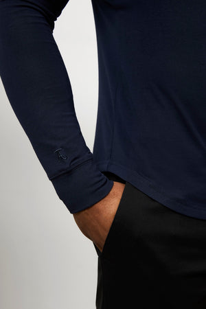 Hooded Top in True Navy