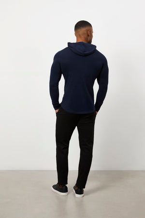 Hooded Top in True Navy