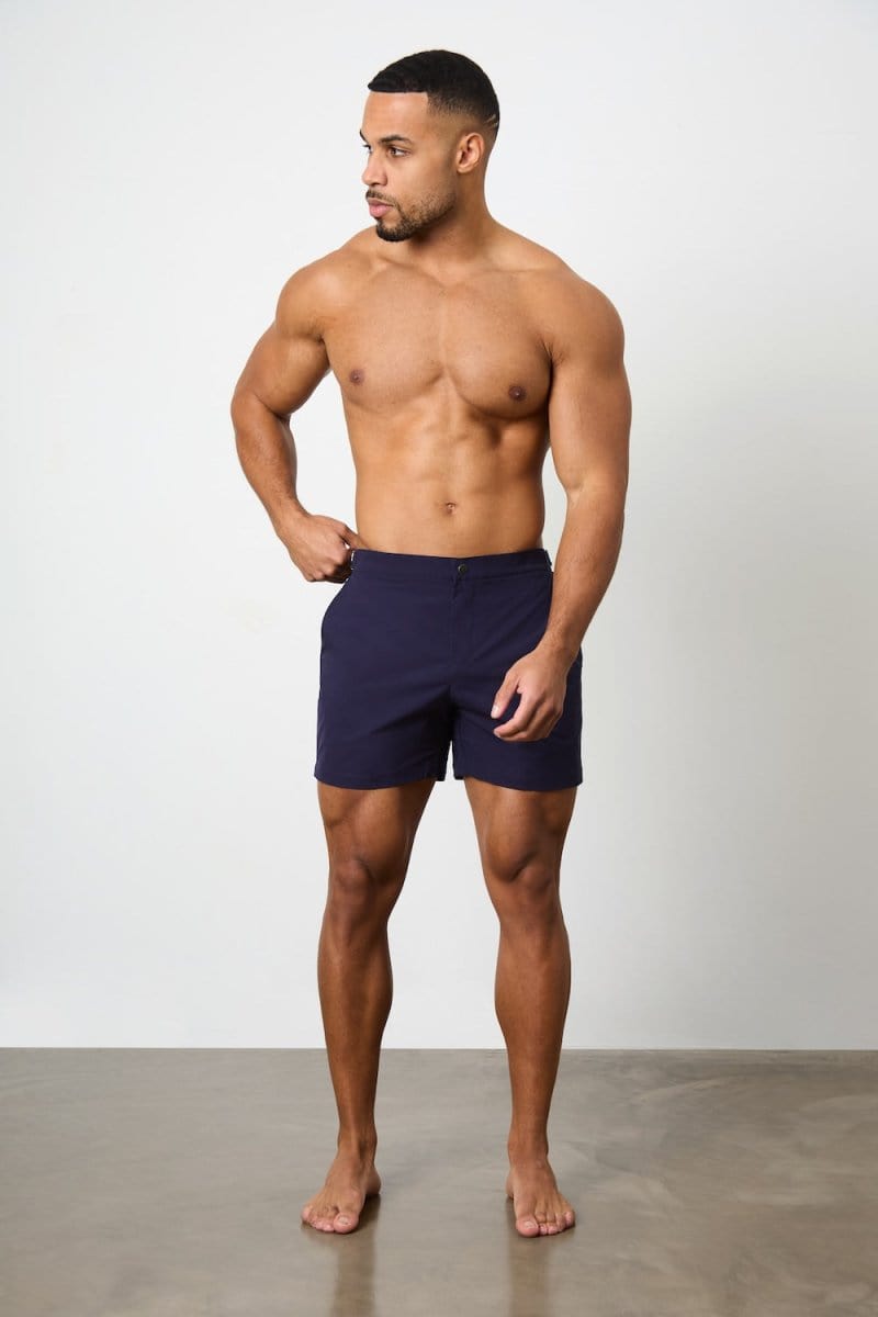 Hybrid Swim Short in Navy - TAILORED ATHLETE - ROW