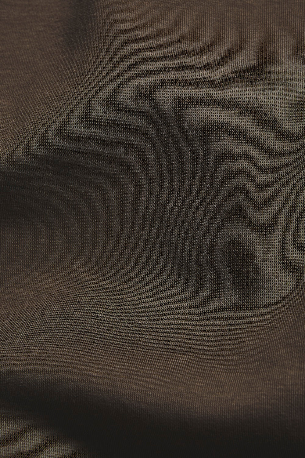 Interlock Half Zip Sweatshirt in Deep Khaki