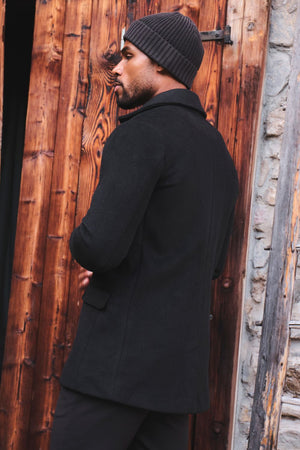 Car Coat in Black