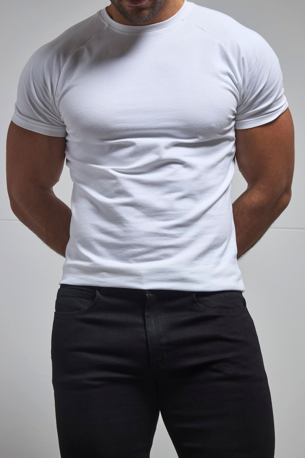 Muscle Fit Jeans in Black