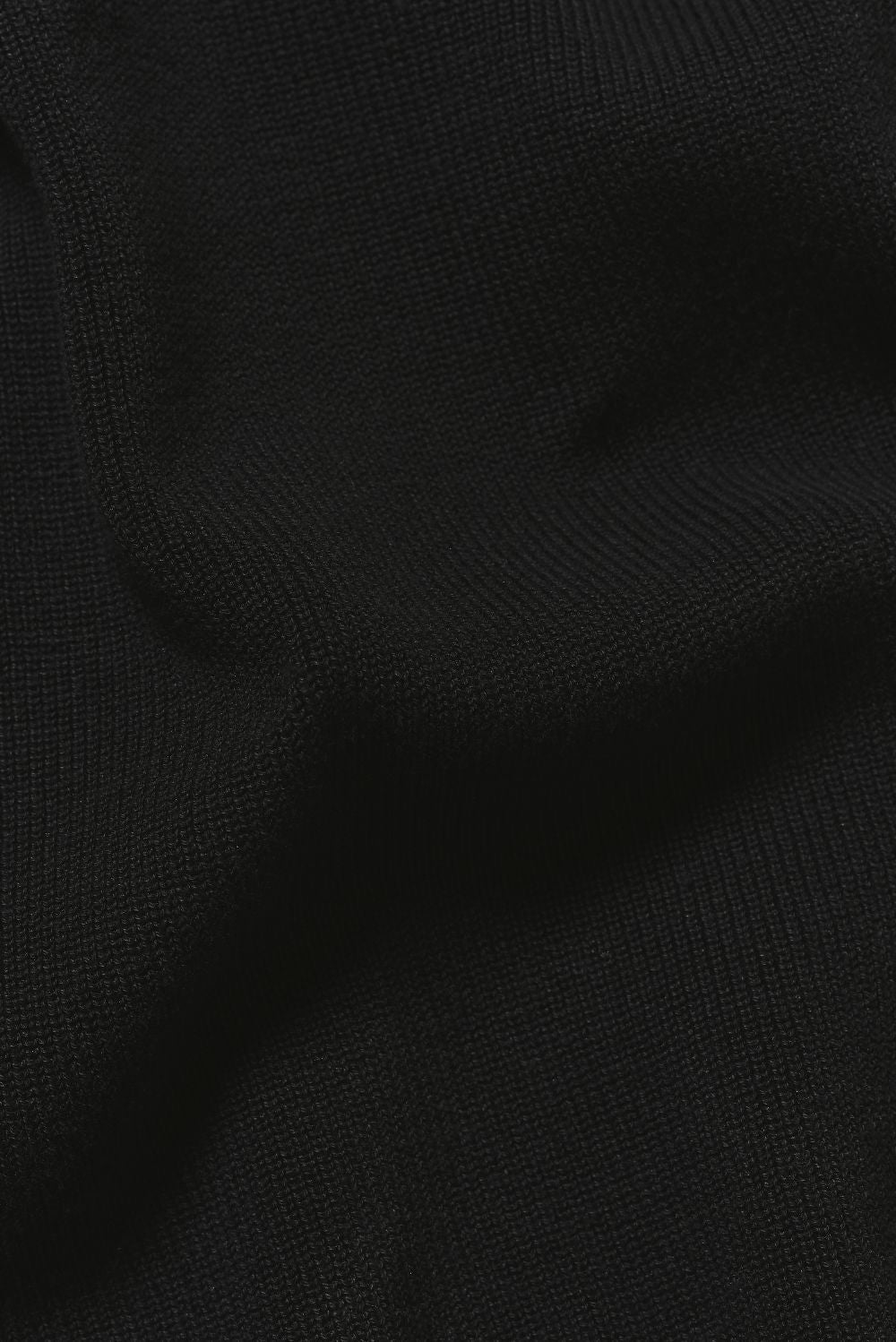 Knitted Vest in Black