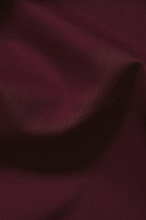 Muscle Fit Dress Shirt in Burgundy