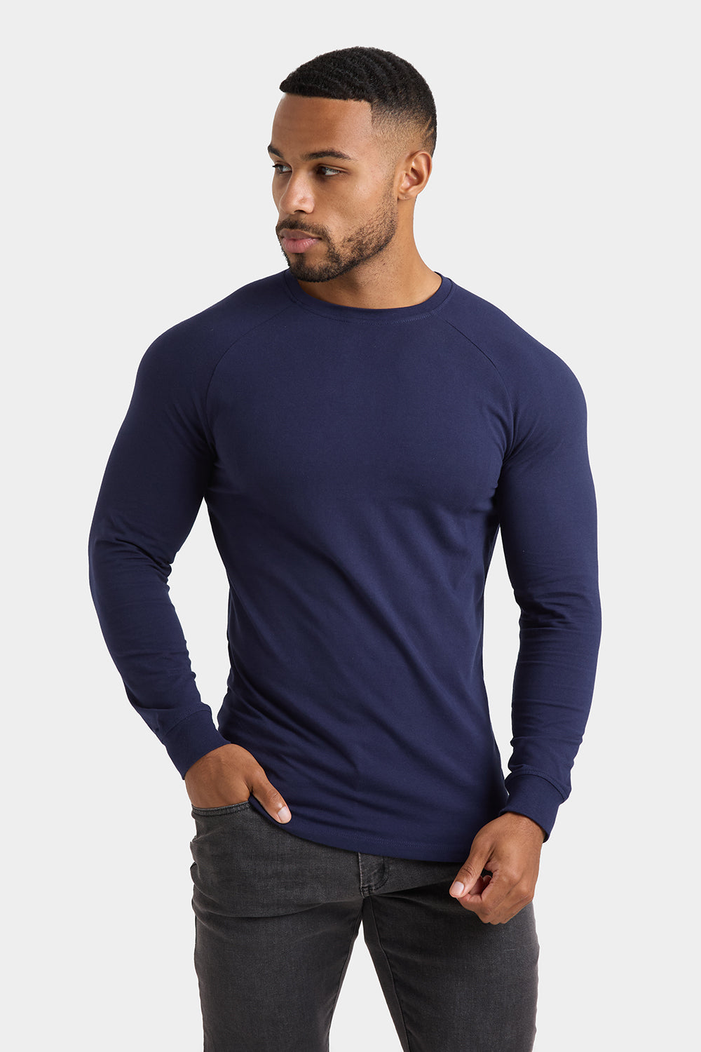 Muscle Fit Long Sleeve Easy 3-Pack - TAILORED ATHLETE - ROW