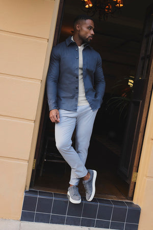 Lightweight Overshirt in Airforce