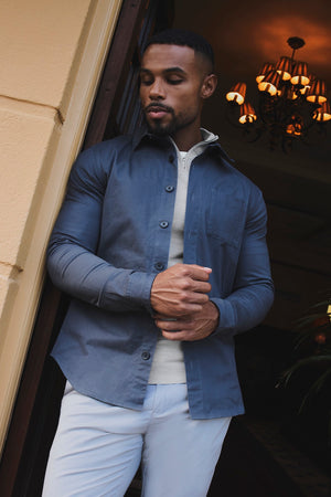 Lightweight Overshirt in Airforce
