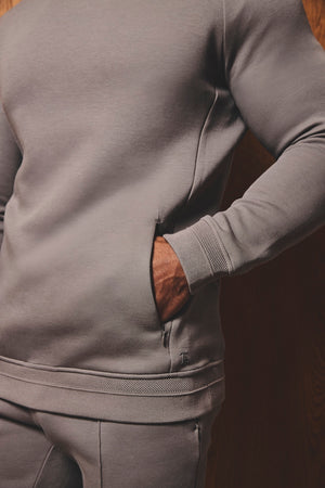 Luxe Sweat Hoodie in Mushroom