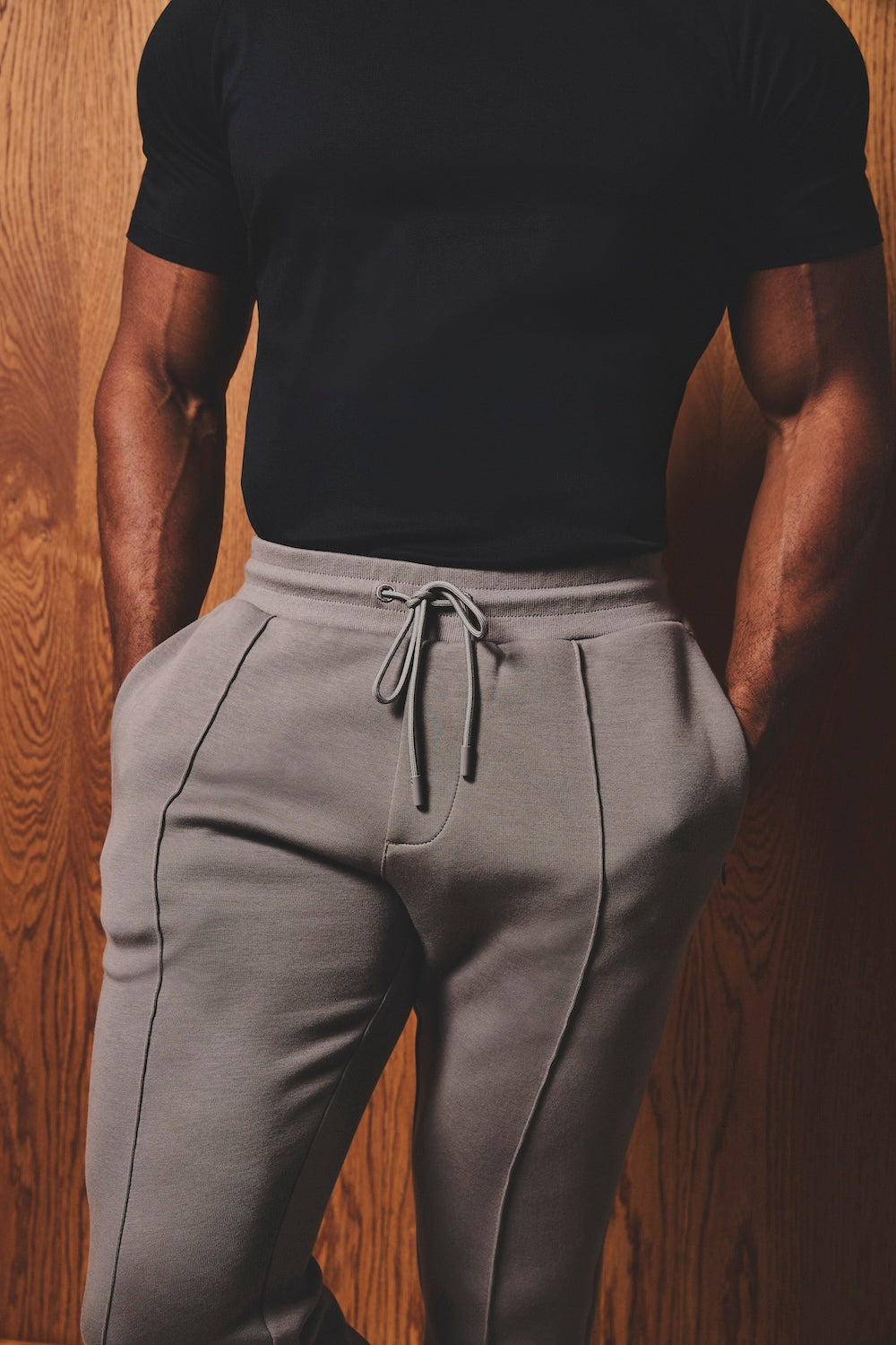 Luxe Sweat Smart Joggers in Mushroom