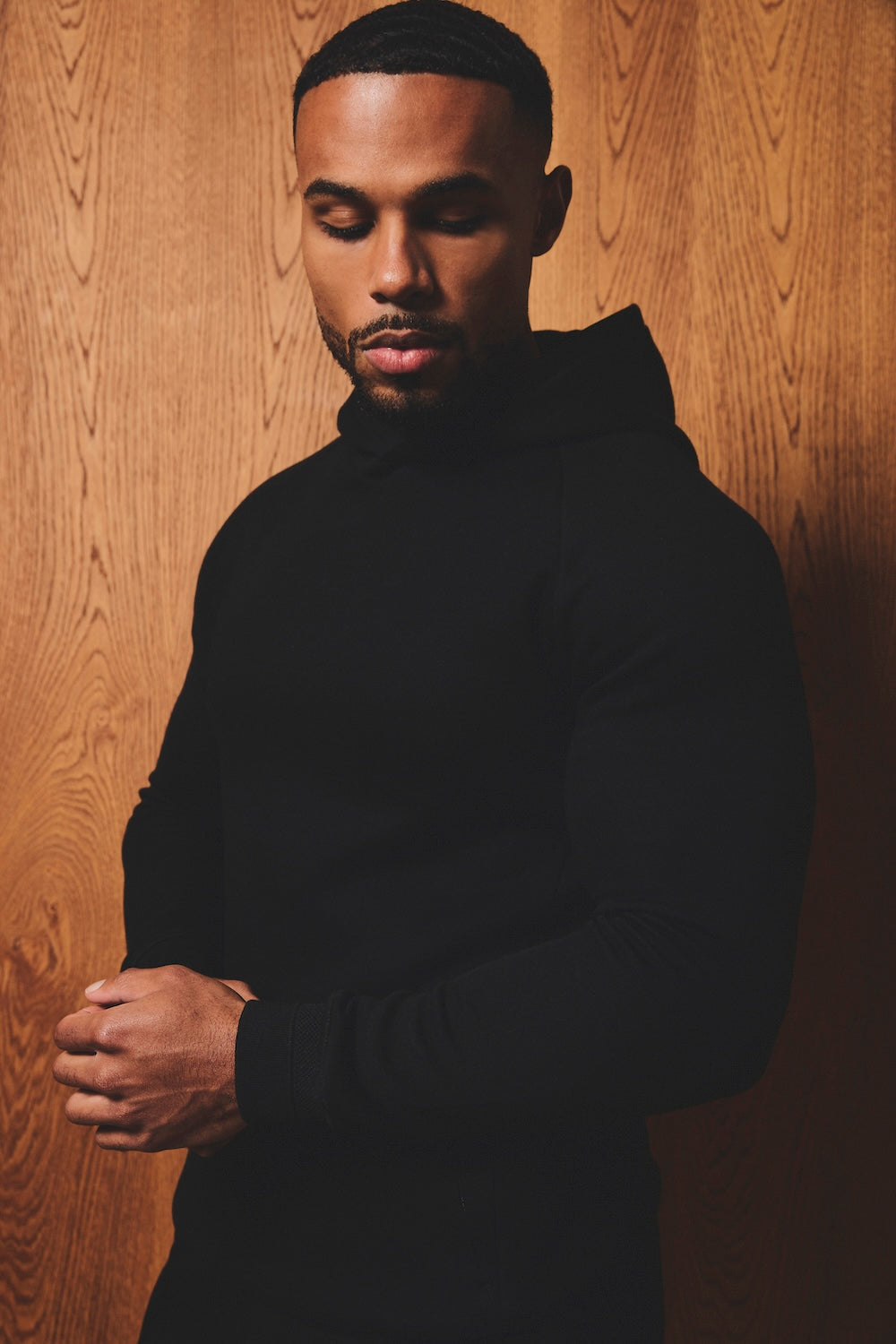 Luxe Sweat Hoodie in Black
