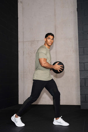 Essential Training Top in Khaki - TAILORED ATHLETE - ROW