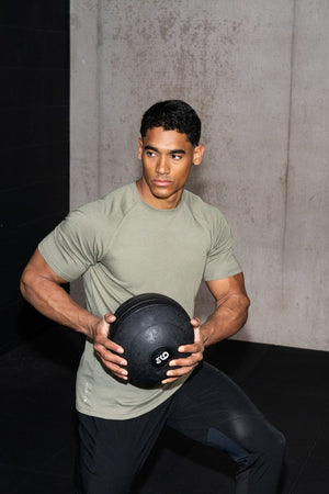 Essential Training Top in Khaki - TAILORED ATHLETE - ROW