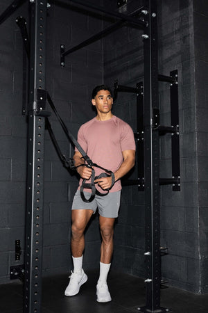 Essential Training Top in Wood Rose - TAILORED ATHLETE - ROW