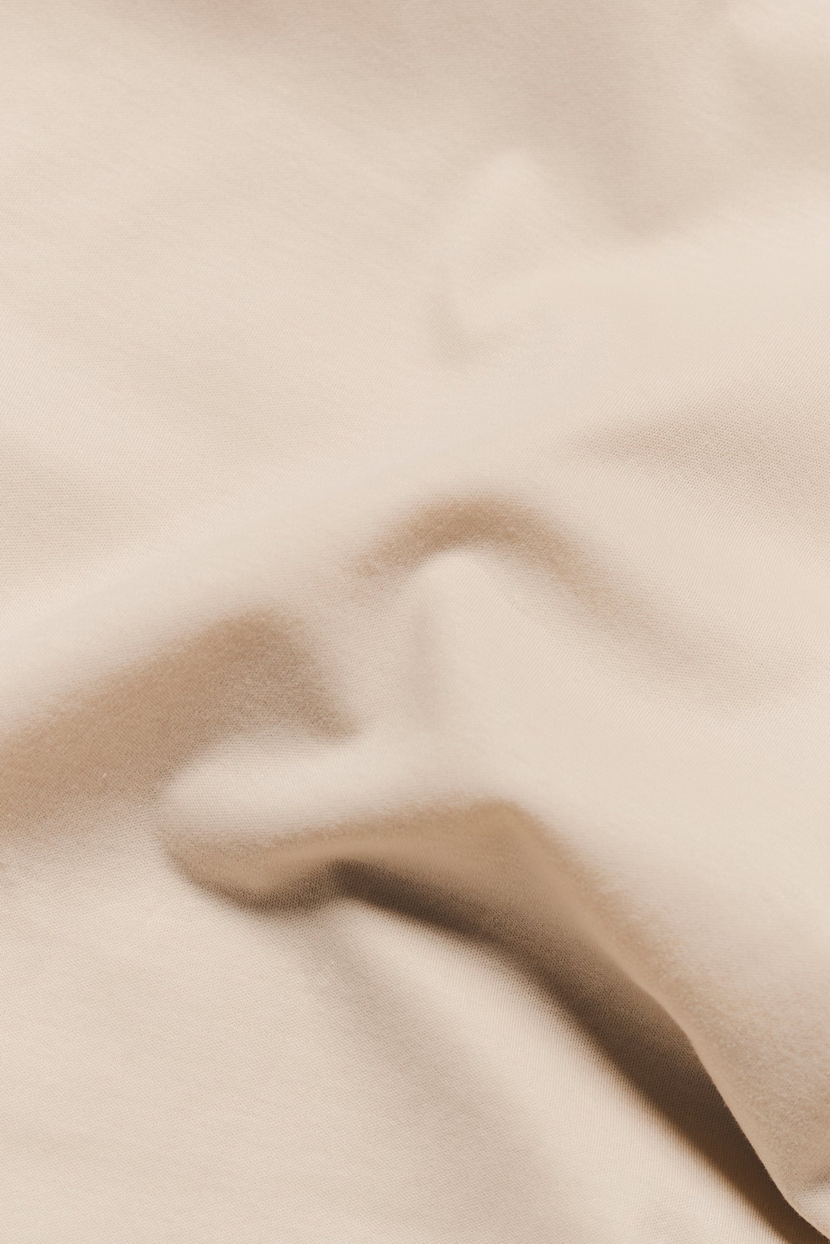 Mercerised Cotton T-Shirt in Alabaster