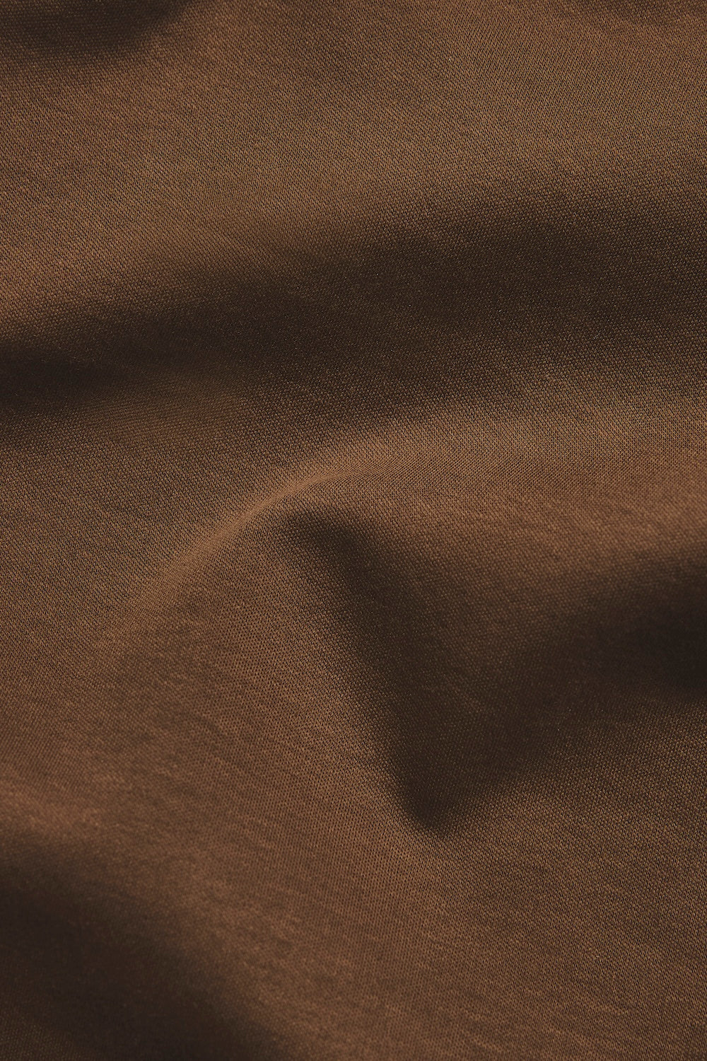 Mercerised Cotton T-Shirt in Chestnut