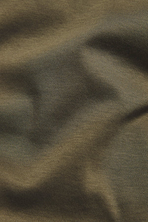 Mercerised Cotton T-Shirt in Khaki