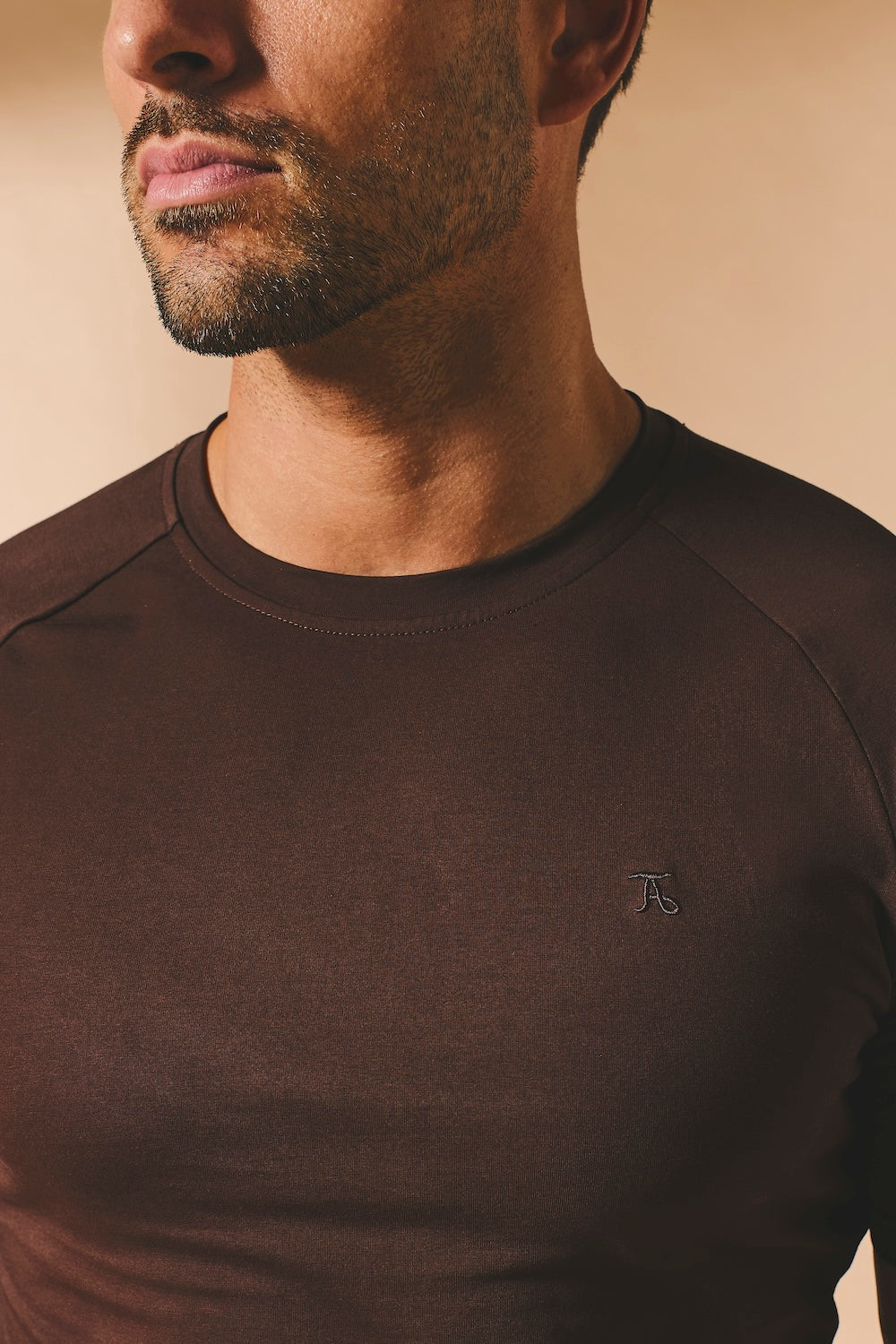 Muscle Fit T-Shirt in Chocolate