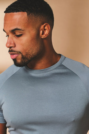 Muscle Fit T-Shirt in Pale Blue