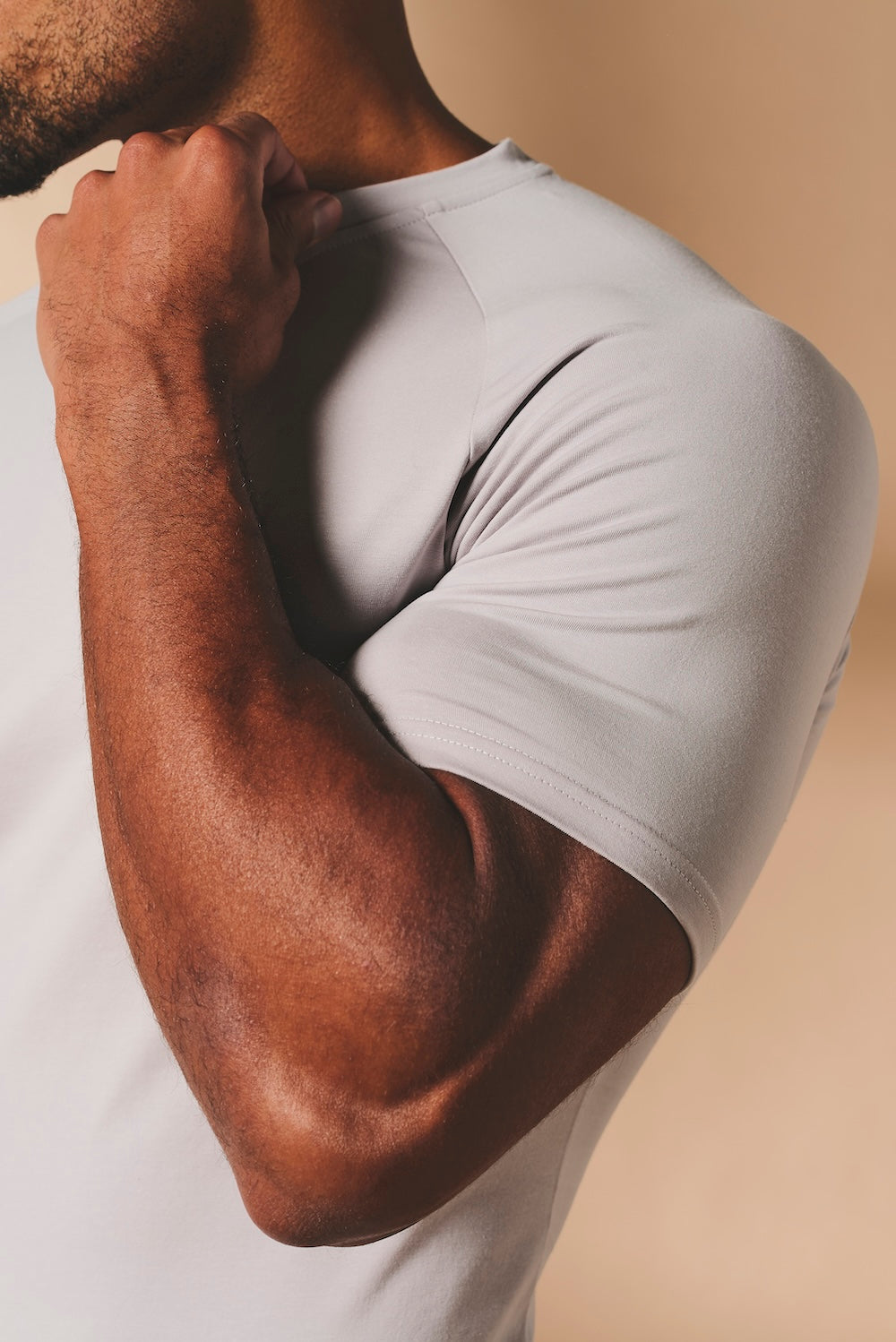 Muscle Fit T-Shirt in Soft Grey