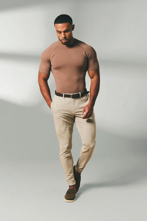 Muscle Fit T-Shirt in Soft Walnut