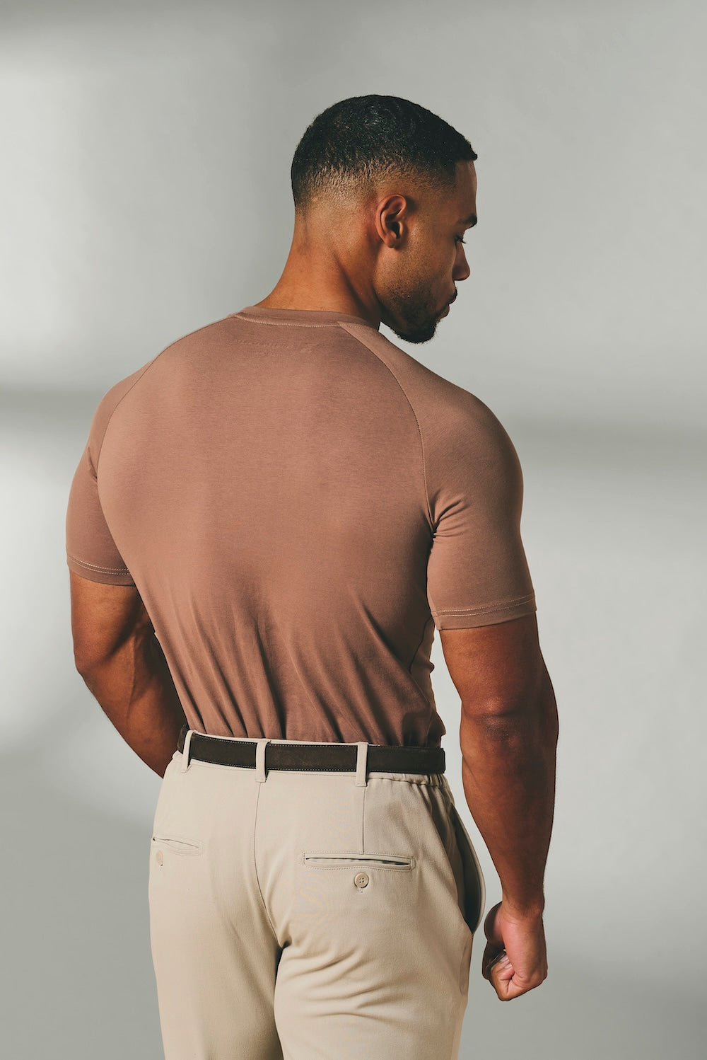 Muscle Fit T-Shirt in Soft Walnut