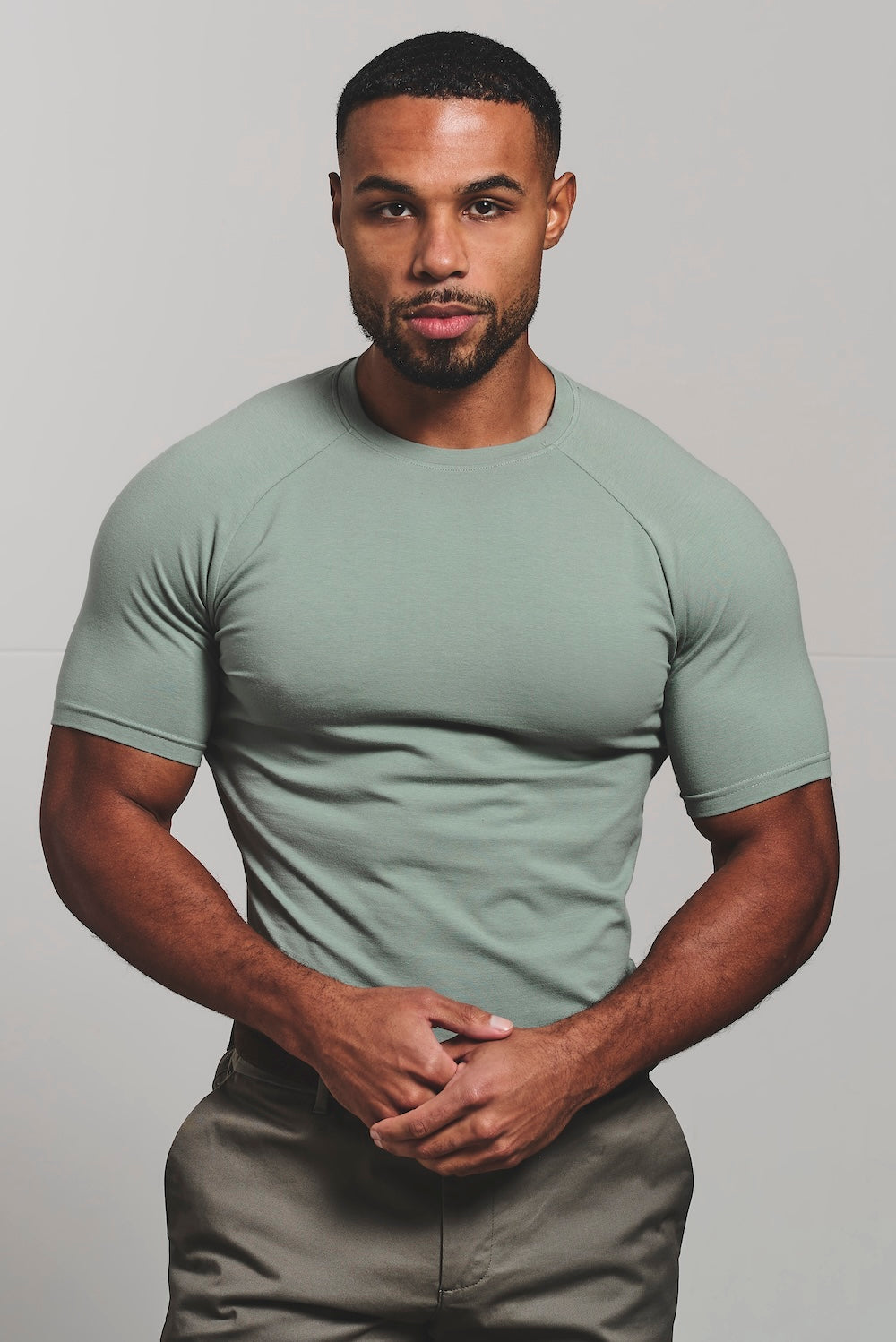 Muscle Fit T-Shirt in Sage
