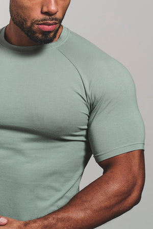 Muscle Fit T-Shirt in Sage