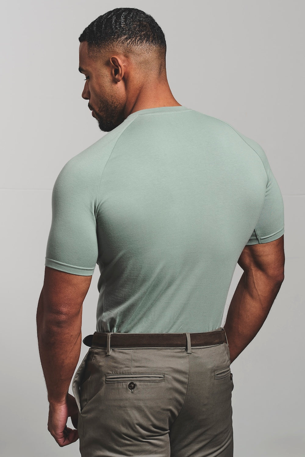 Muscle Fit T-Shirt in Sage