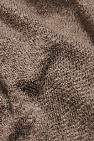 Cashemere Blend Crew Neck Jumper in Mink