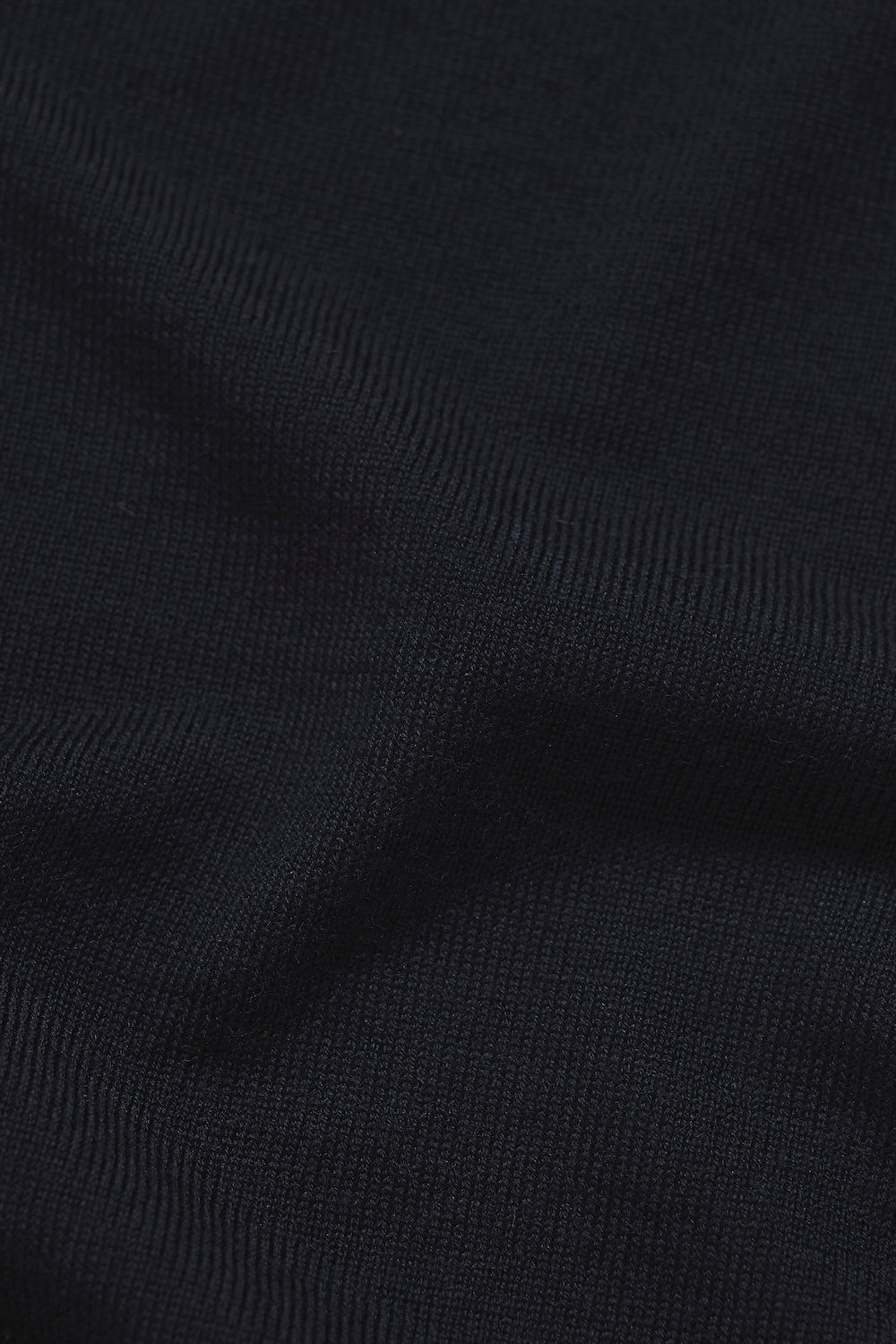 Extra Fine Merino Wool Crew Neck Jumper in Navy