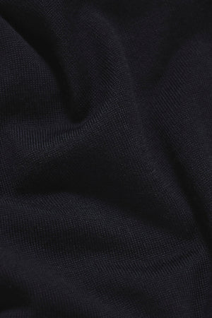 Extra Fine Merino Wool Polo Shirt in Navy