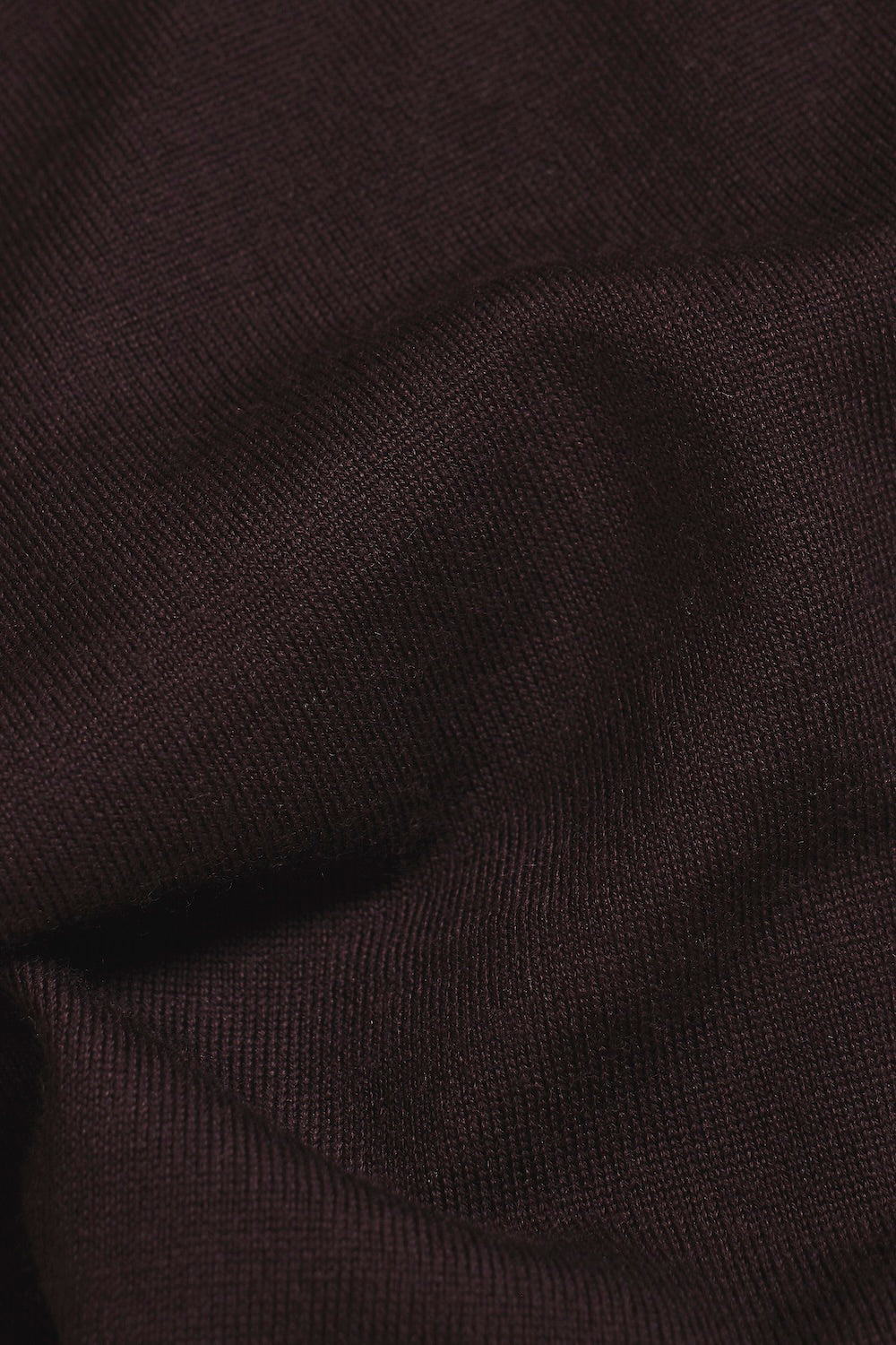 Extra Fine Merino Wool Polo Shirt in Dark Bordeaux