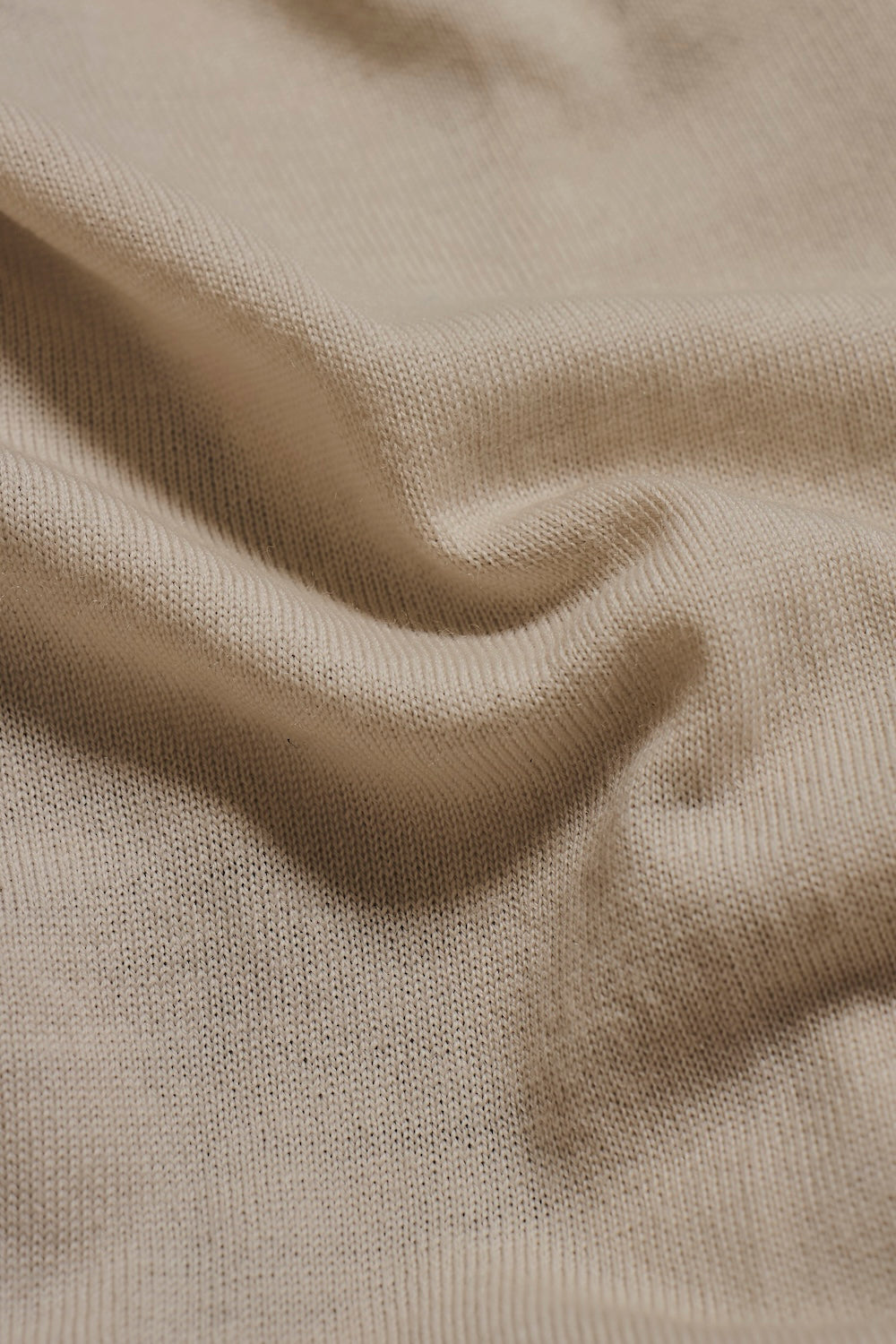 Extra Fine Merino Wool Knitted Zip Through in Alabaster
