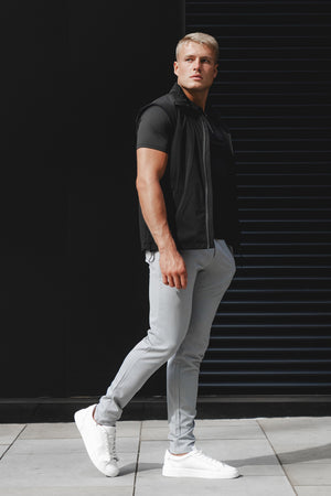 Smart Performance Trousers in Grey - TAILORED ATHLETE - ROW