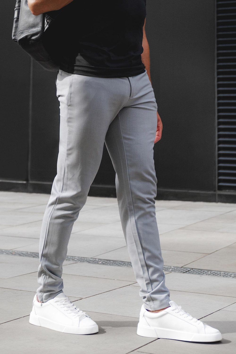 Smart Performance Trousers in Grey - TAILORED ATHLETE - ROW