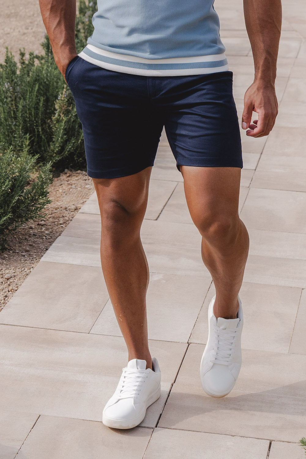 Muscle Fit Chino Shorts 2-Pack - TAILORED ATHLETE - ROW