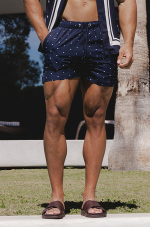 Printed Medallion Swim Shorts - TAILORED ATHLETE - ROW