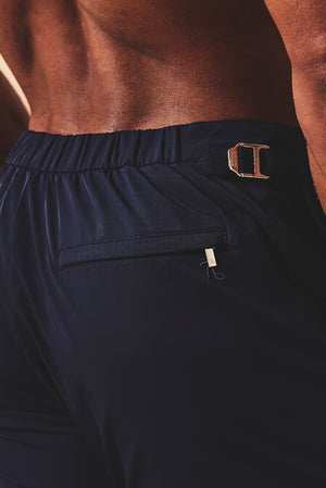 Quick Dry Hybrid Swim Shorts in Navy