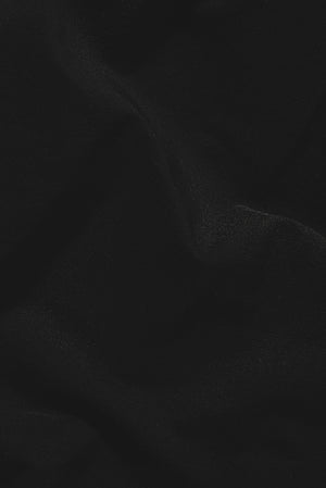 Quick Dry Piped Swim Short in Black and Graphite