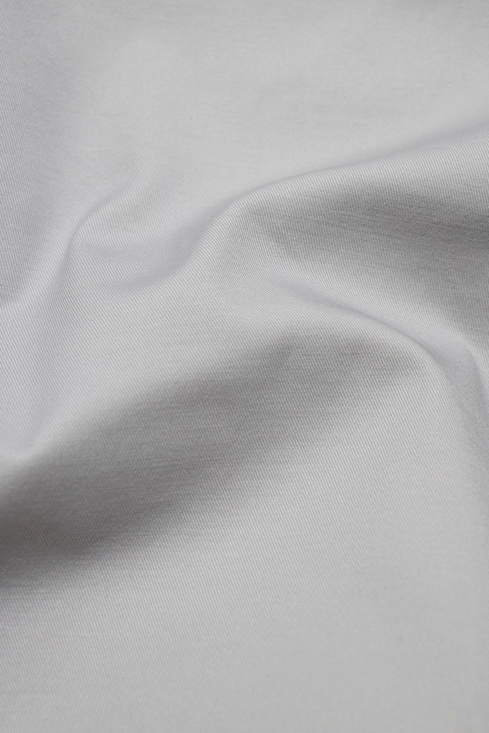 Smart Pleated Cotton Side Adjust Shorts in Pale Grey