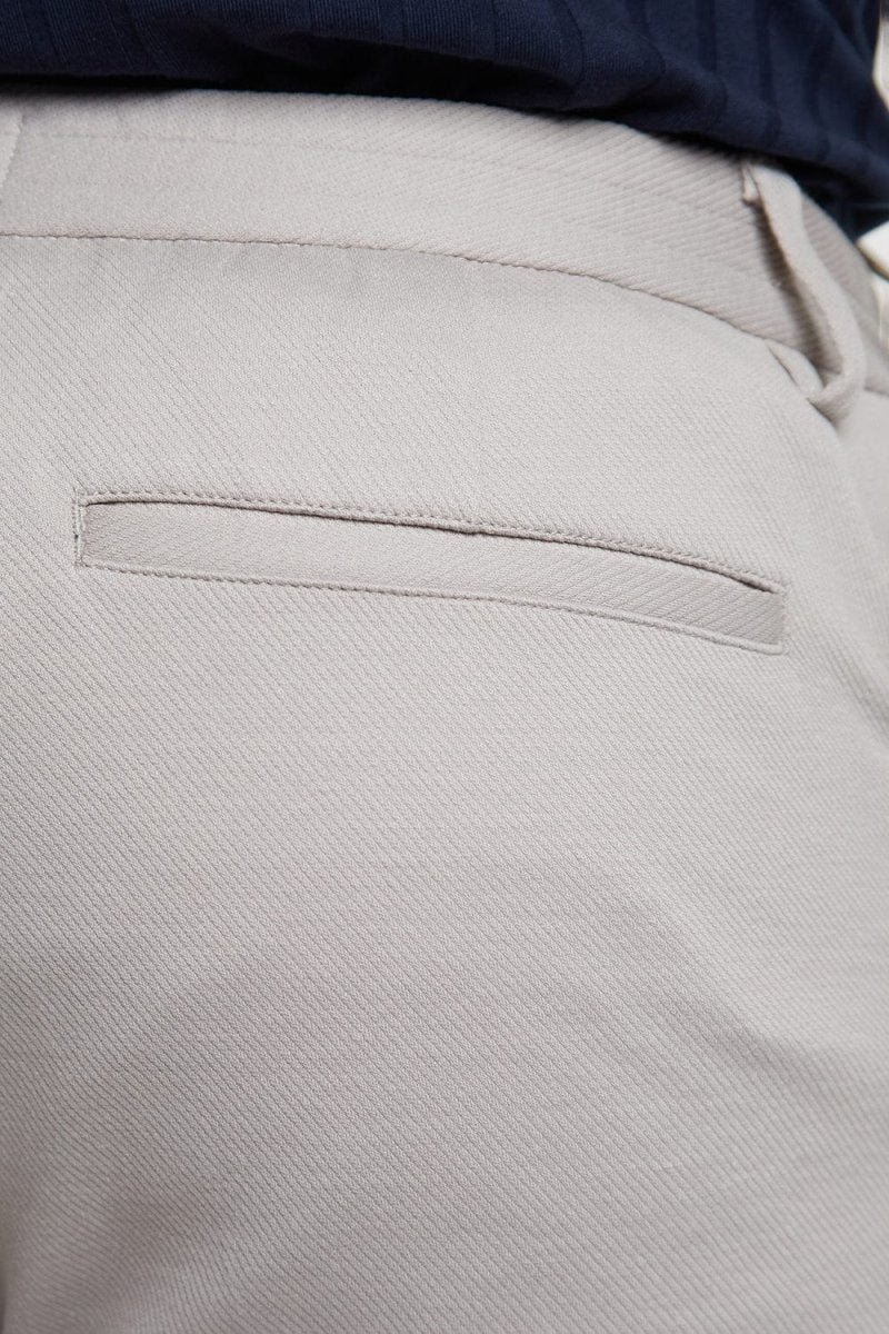 Twill Trousers in Smoke Grey - TAILORED ATHLETE - ROW