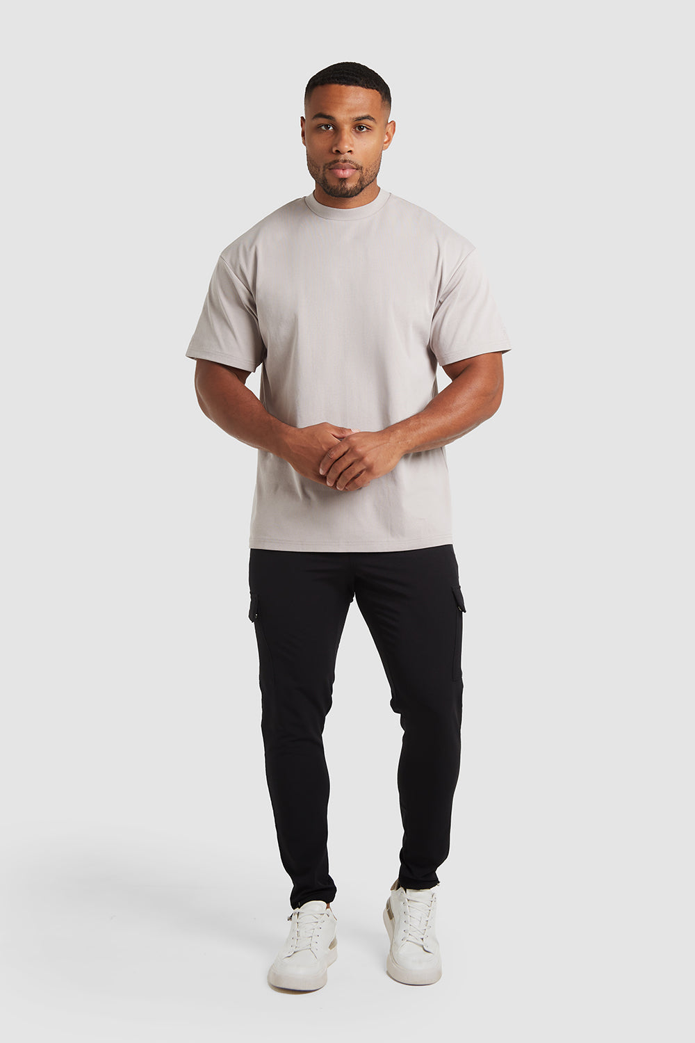 Boxy Fit T-Shirt in Putty - TAILORED ATHLETE - ROW