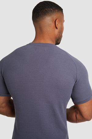 Waffle T-Shirt in Graphite - TAILORED ATHLETE - ROW