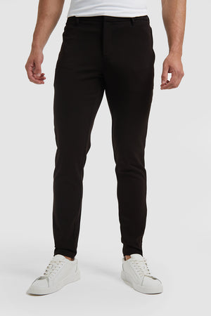 Smart Performance Trousers in Black - TAILORED ATHLETE - ROW