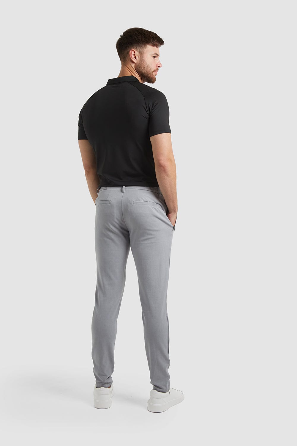 Grey store tailored pants