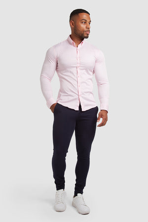Muscle Fit Signature Shirt 2.0 in Pink - TAILORED ATHLETE - ROW