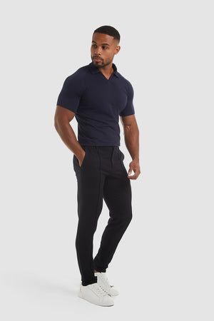Stitched Crease Trousers in Navy - TAILORED ATHLETE - ROW