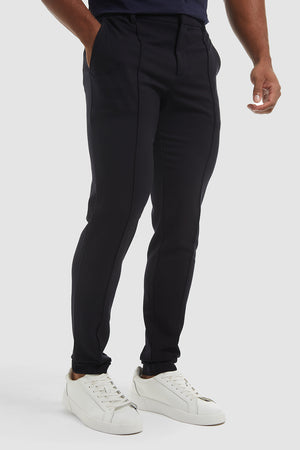 Stitched Crease Trousers in Navy - TAILORED ATHLETE - ROW